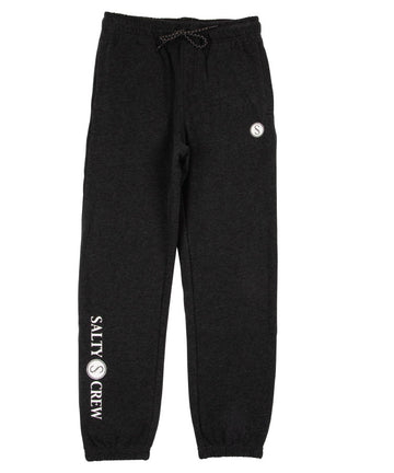 Salty Crew Slow Roll Boys Sweatpant - Black Heather